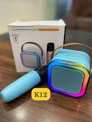 TECHEL K12 Mic Speaker Bluetooth LKJ20 56 W Bluetooth Party Speaker (Multicolor, 2.1 Channel)