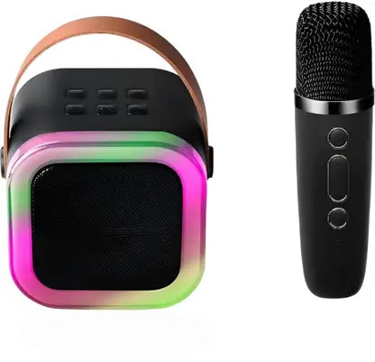 TECHEL K12 Mic Speaker Bluetooth LKJ20 56 W Bluetooth Party Speaker (Multicolor, 2.1 Channel)