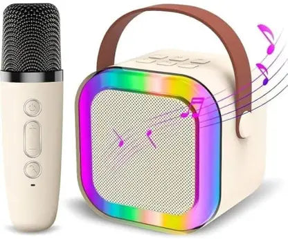 TECHEL K12 Mic Speaker Bluetooth LKJ20 56 W Bluetooth Party Speaker (Multicolor, 2.1 Channel)